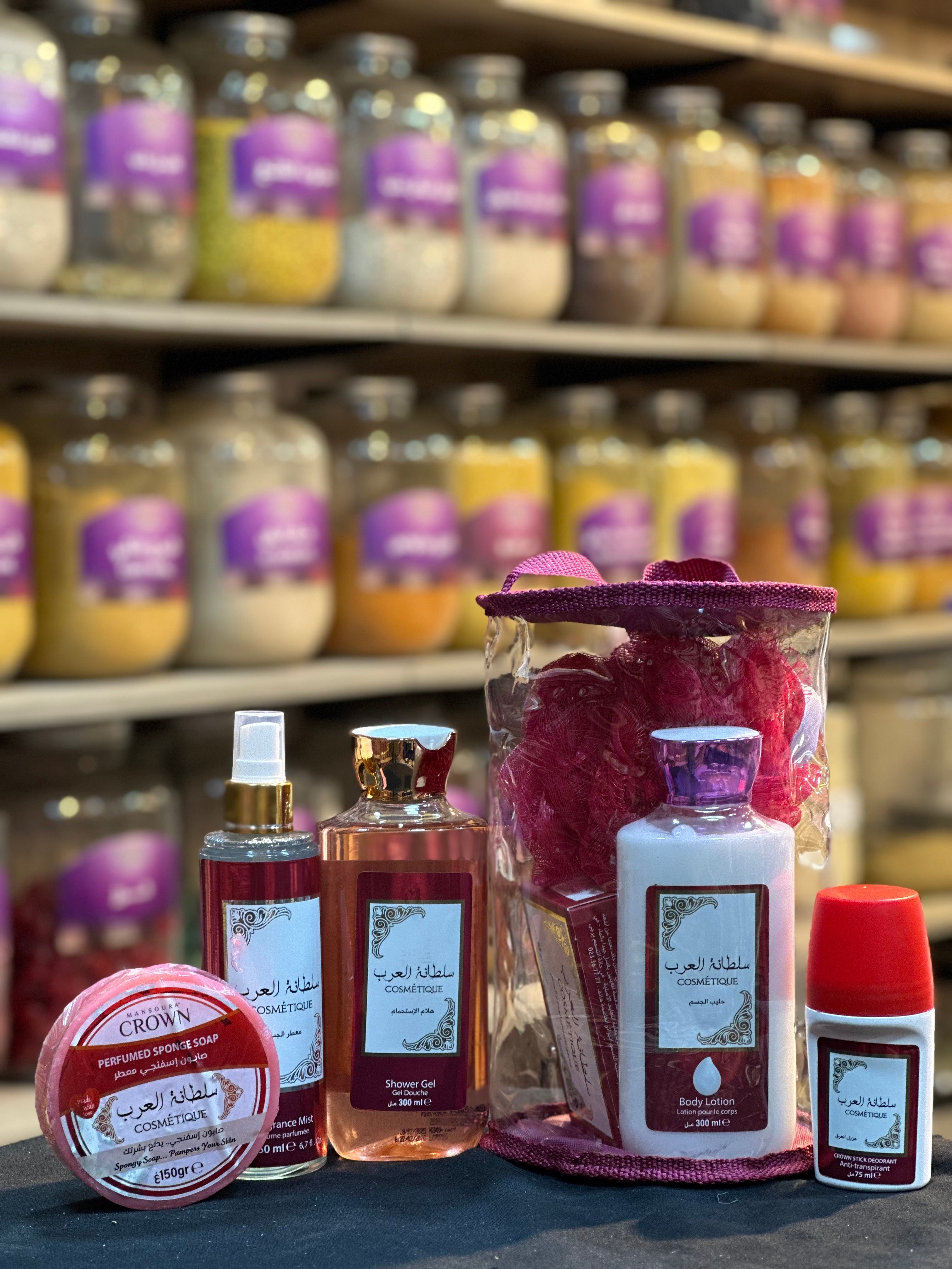 باك العناية بالشعر والجسم